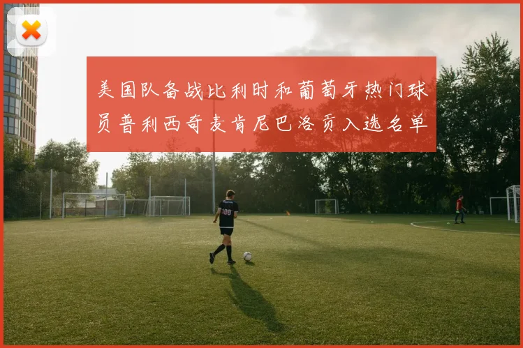 美国队备战比利时和葡萄牙热门球员普利西奇麦肯尼巴洛贡入选名单