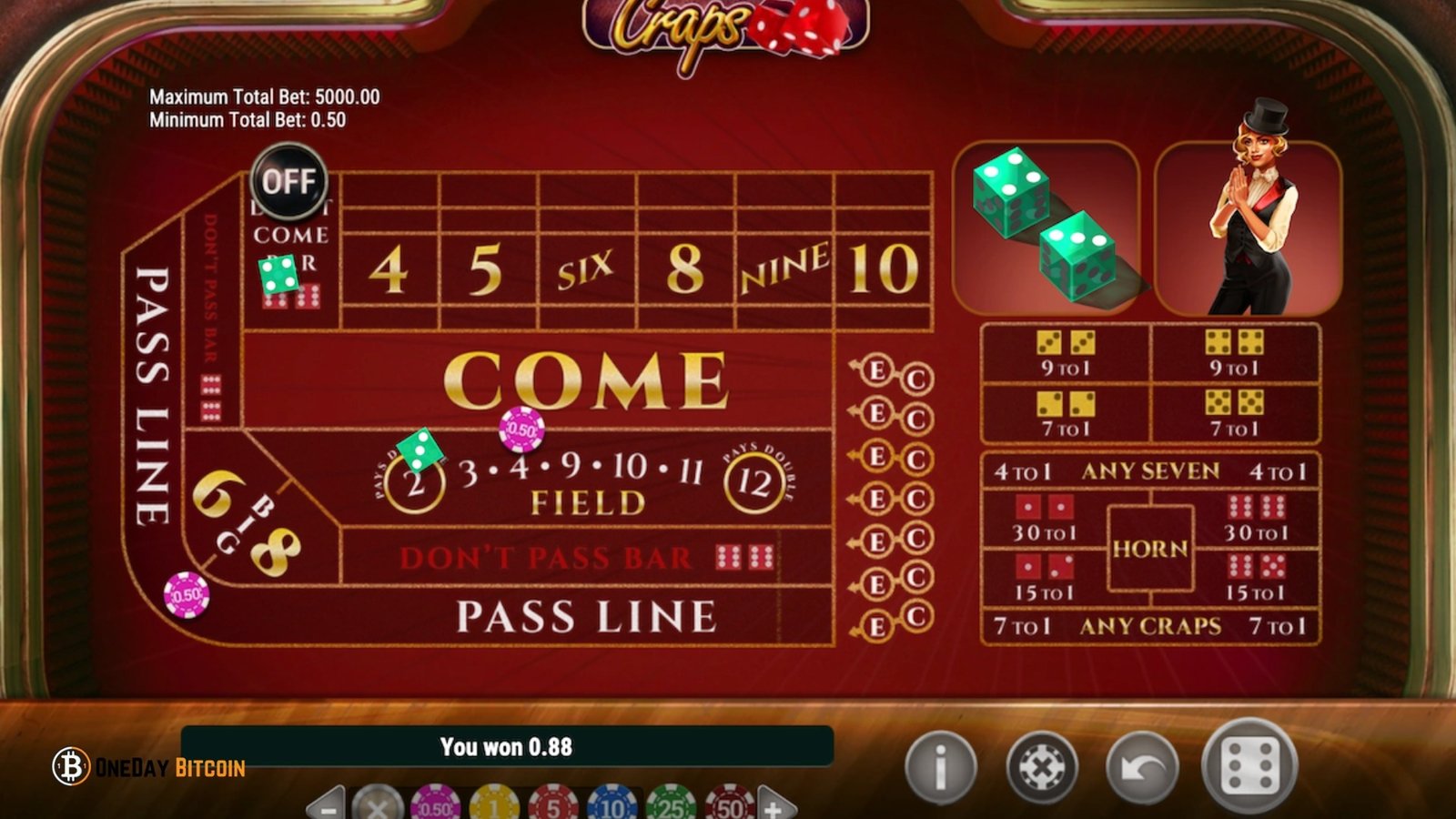 Bitcoin Craps