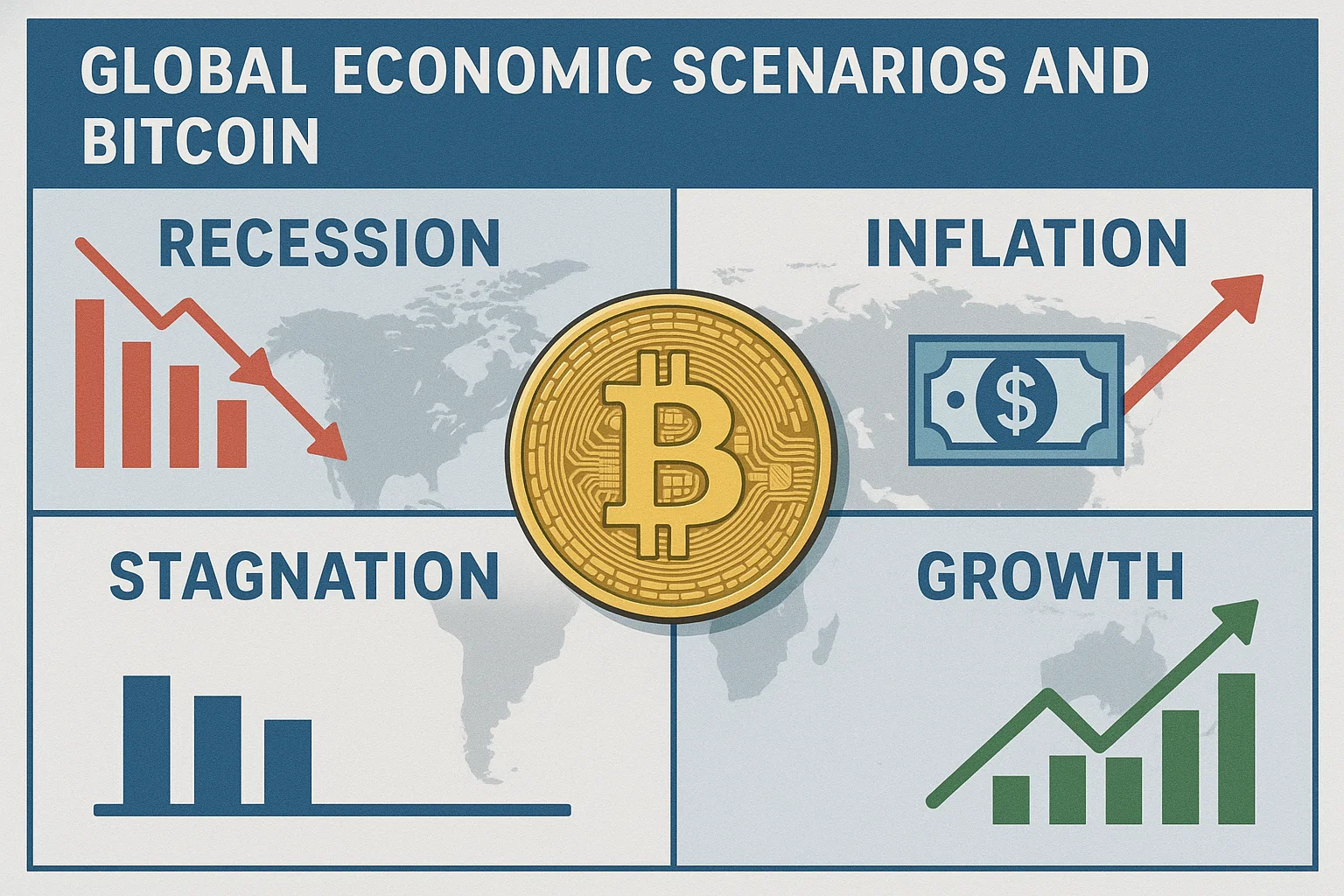 Global Economic Scenarios and Bitcoin