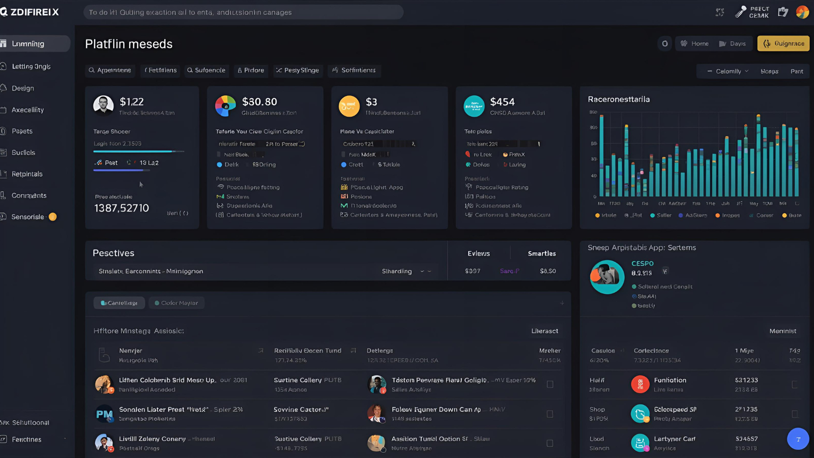 Platform Comparison Screenshot