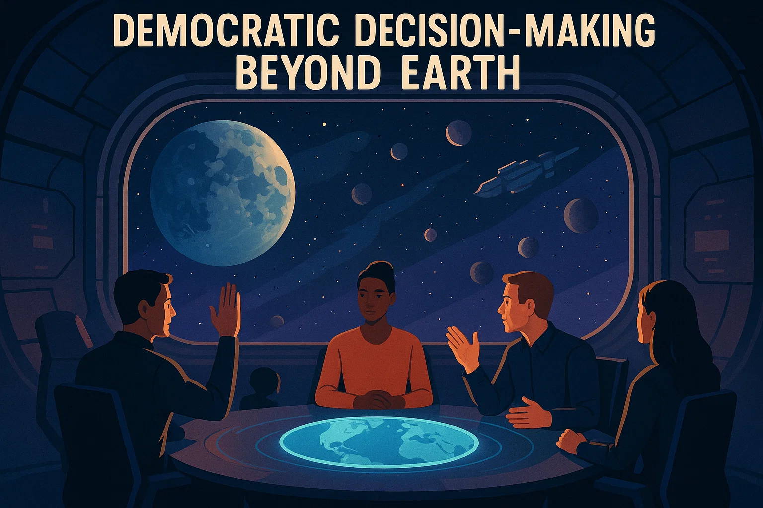 Democratic Decision-Making Beyond Earth
